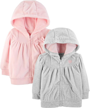 Kaycee Rose 2-Pack Fleece Full Zip Hoodies