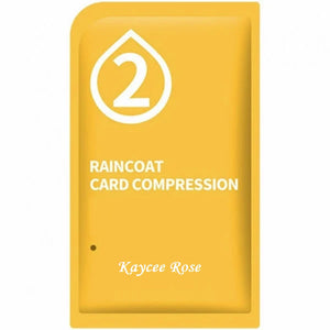 Kaycee Rose Mindful Design Disposable Rain Ponchos for Adults (4 Pack)